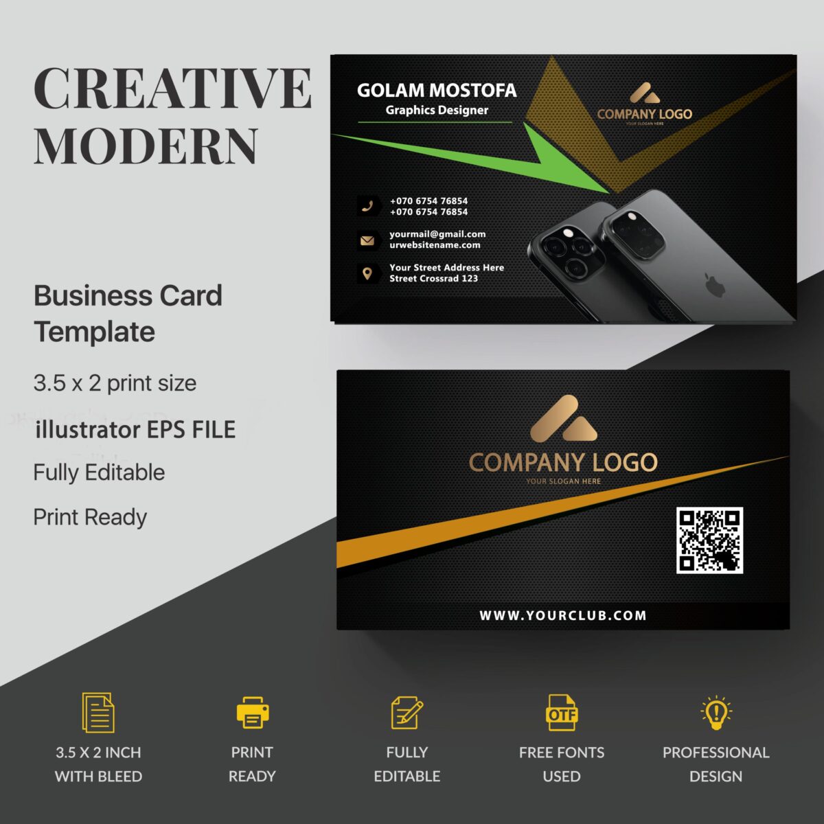 bangla card design, Business card, Business card design, card, card design, creative busniess card design bangla